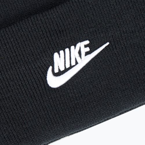 Зимна шапка Nike Peak Futura Beanie black/white