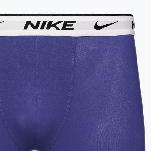 Мъжки боксерки Nike Everyday Cotton Stretch 3 чифта прашен кактус/източно синьо/тъмночервено