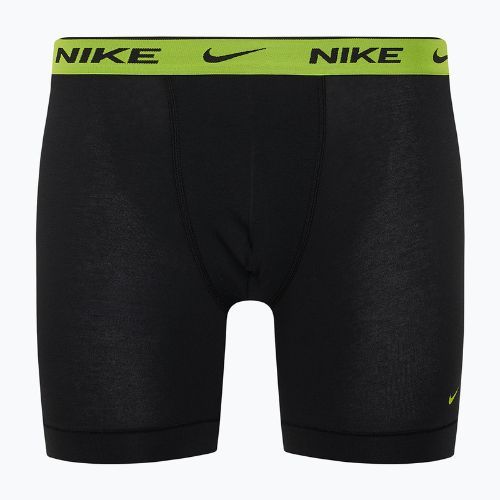 Мъжки боксерки Nike Everyday Cotton Stretch 3 чифта кибер черно/същинско сиво/тъмно понско