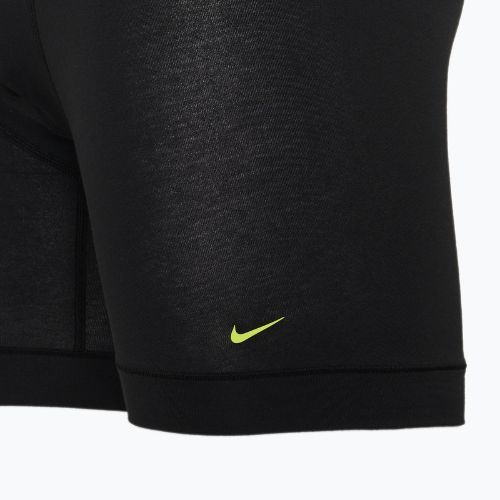 Мъжки боксерки Nike Everyday Cotton Stretch 3 чифта кибер черно/същинско сиво/тъмно понско