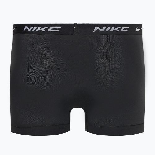 Мъжки боксерки Nike Everyday Cotton Stretch Trunk 3 чифта черно/черна армия/черно