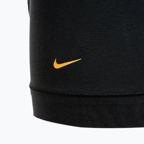Мъжки боксерки Nike Everyday Cotton Stretch Trunk 3 чифта черно/златно/хипер малиново