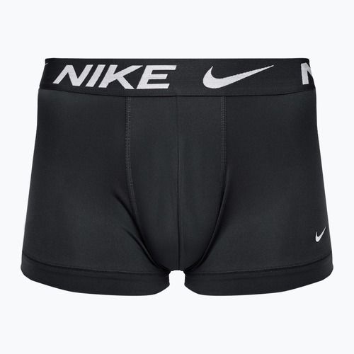 Nike Dri-Fit Essential мъжки боксерки 3 чифта Nike лого с печат/хладно сиво/черно