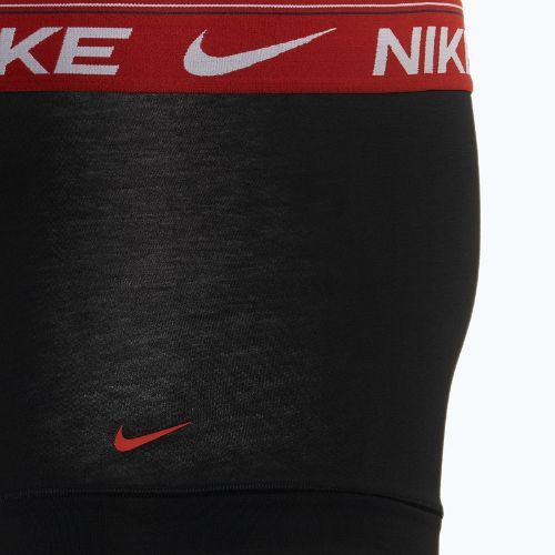 Мъжки боксерки Nike Dri-FIT Ultra Comfort Trunk 3 чифта черна луна/драконово червено/морскосиньо
