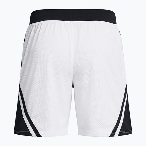 Мъжки баскетболни шорти Under Armour Curry Mesh 4 white/ black/white