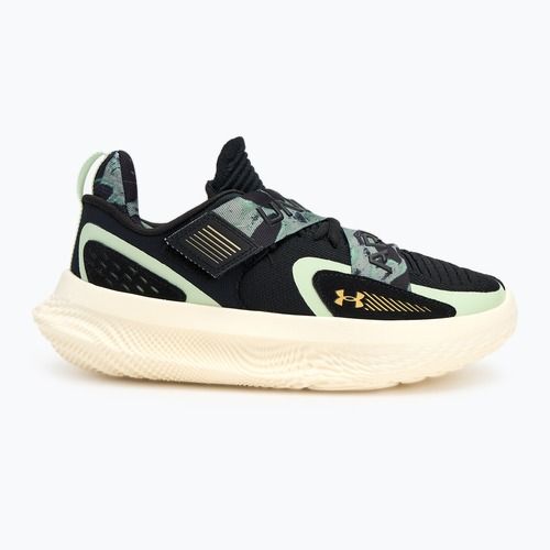 Баскетболни обувки Under Armour Flow Futr X 4 Camo black/retro green/metallic gold
