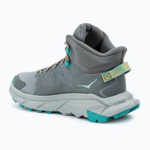 Мъжки туристически обувки HOKA Trail Code GTX galactic grey/electric aqua