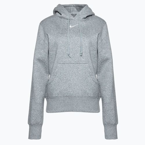 Дамски суитшърт Nike Sportswear Phoenix Fleece тъмно сиво heather/sail