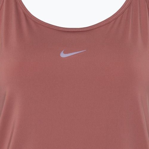 Дамски топ за тренировка Nike One Classic Dri-Fit Strappy canyon pink/black