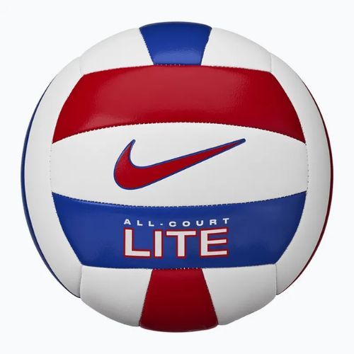 Волейболна топка Nike All Court Lite Volleyball white/university red/game royal/university red размер 5