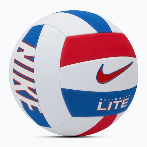 Волейболна топка Nike All Court Lite Volleyball white/university red/game royal/university red размер 5