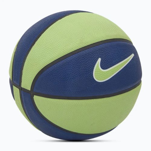 Баскетболна топка Nike Skills deep royal blue/vapor green/white размер 3