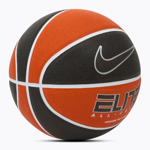 Баскетболна топка Nike Elite All Court 8P 2.0 Deflated amber/white/metallic silver/black размер 7