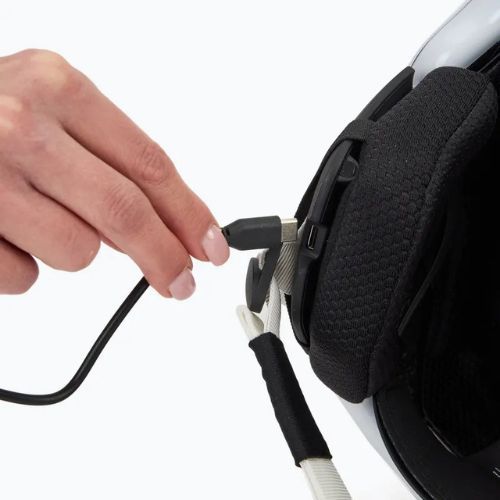 Скиорска каска POC Obex Connect hydrogen white/fluorescent orange avip