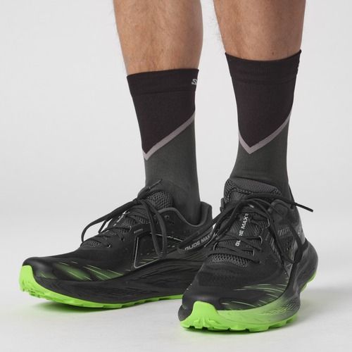 Чорапи за бягане Salomon Pulse Crew black/ monument/ magnet