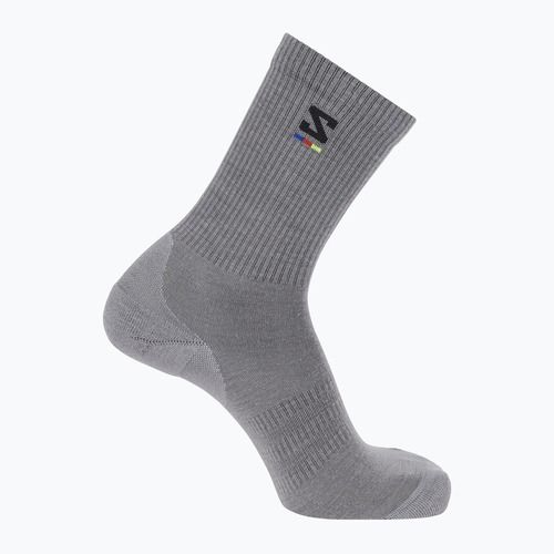 Чорапи Salomon Sunday Smart Crew shark skin/ black