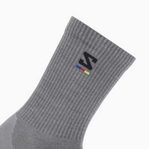 Чорапи Salomon Sunday Smart Crew shark skin/ black
