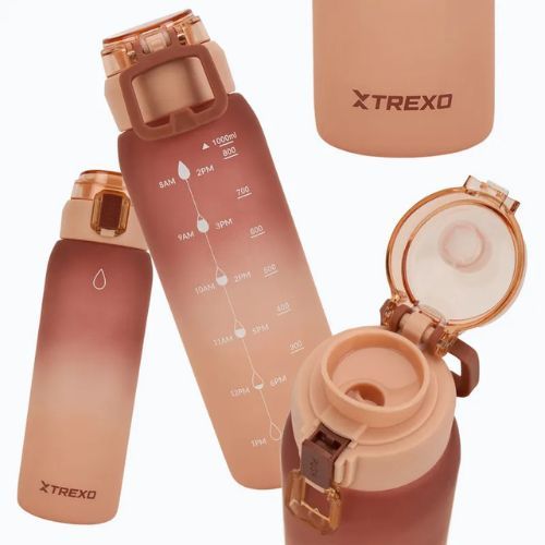Бутилка TREXO Haust 1000 ml кафява