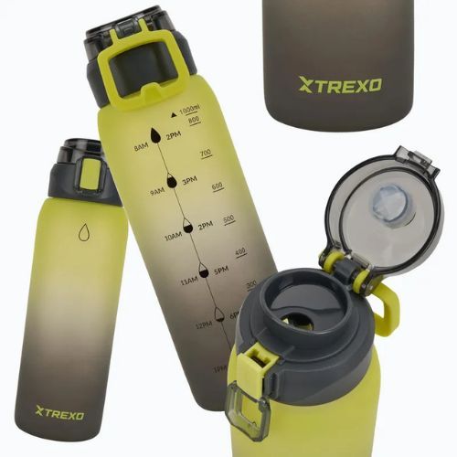 Бутилка TREXO Haust 1000 ml жълта/черна