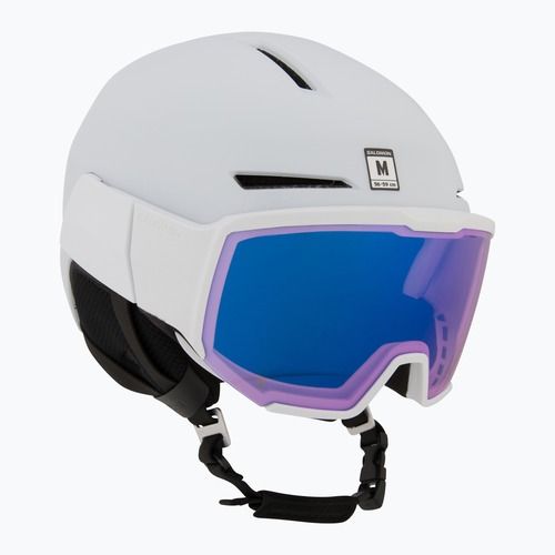 Ски каска Salomon Osmo Pro Sigma Photo white/sky blue