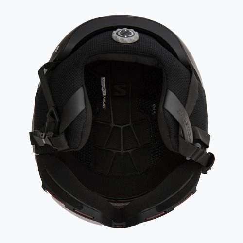 Ски каска Salomon Osmo black/flash tonic orange