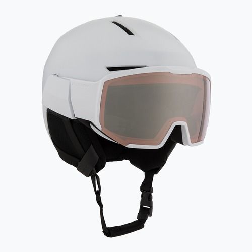 Ски каска Salomon Osmo white/flash tonic orange