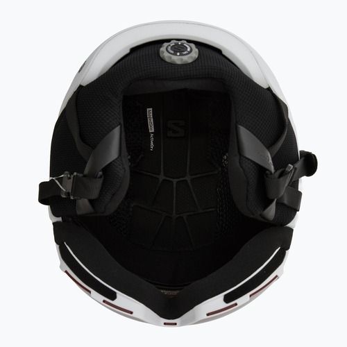 Ски каска Salomon Osmo white/flash tonic orange