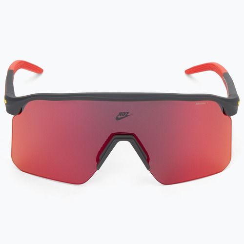 Слънчеви очила Nike Expedition Shield matte dark smoke grey/ red mirror