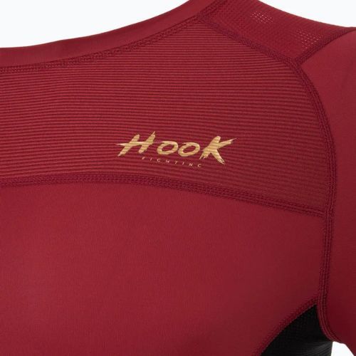 Мъжки рашгард с дълъг ръкав Rashguard HOOK FIGHTING Base red