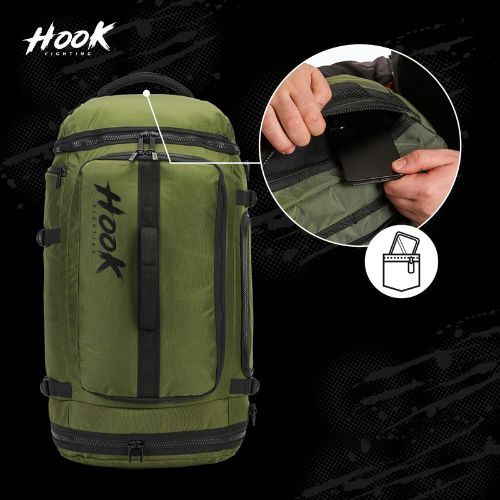Раница HOOK FIGHTING Camp 2in1 Duffel 41 l green