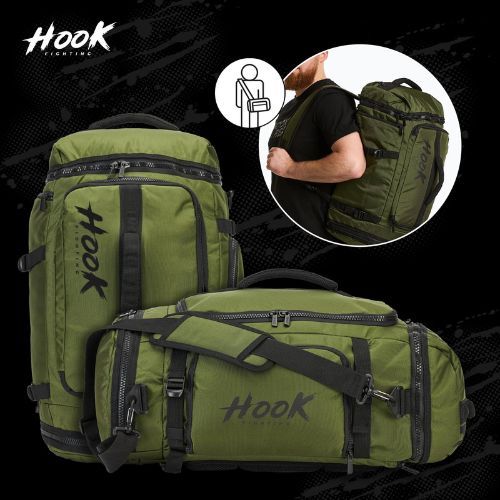 Раница HOOK FIGHTING Training 2in1 Duffel Bag 30 l green