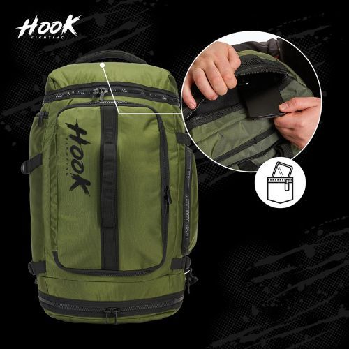 Раница HOOK FIGHTING Training 2in1 Duffel Bag 30 l green