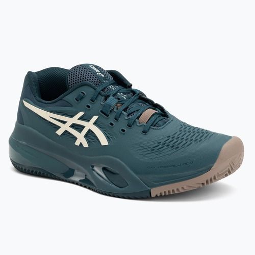ASICS Gel-Resolution X Clay мъжки обувки за тенис saxon green/ birch