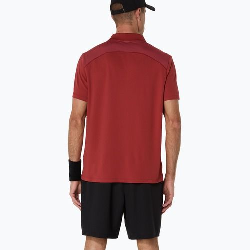Мъжка тениска ASICS Court Polo shirt burnt red