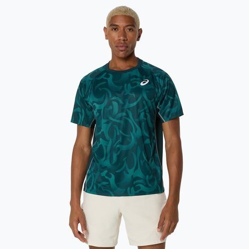 Мъжка тенис фланелка ASICS Game Top saxon green