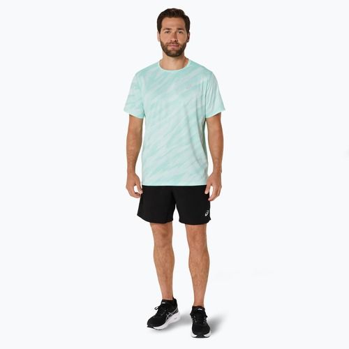Мъжка тениска за бягане ASICS Core All Over Print SS Top oasis green