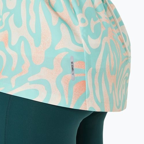 Дамско яке за бягане ASICS Road Lite-Show Packable oasis green/multi color