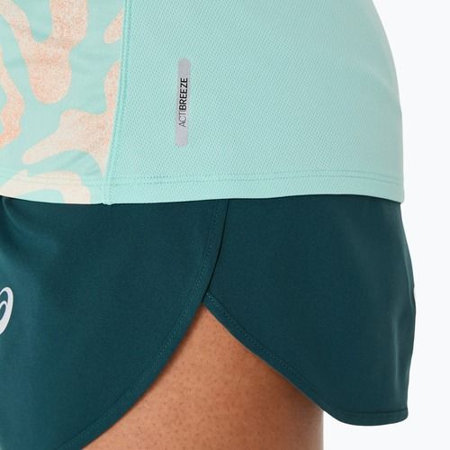 Дамска тениска за бягане ASICS Road Lite-Show oasis green/multi colour
