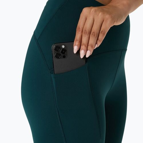 Дамски клин за бягане ASICS High Waist Capri saxon green