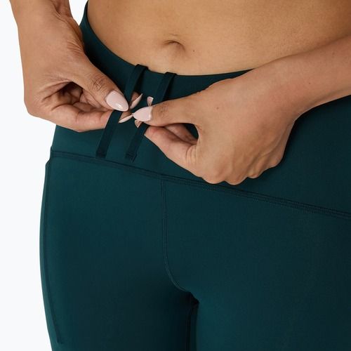 Дамски клин за бягане ASICS High Waist Capri saxon green
