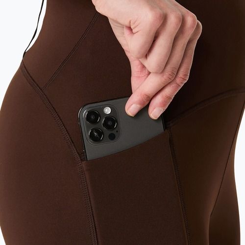 Дамски къси панталони за бягане ASICS Road High Waist 8IN Sprinter coffee