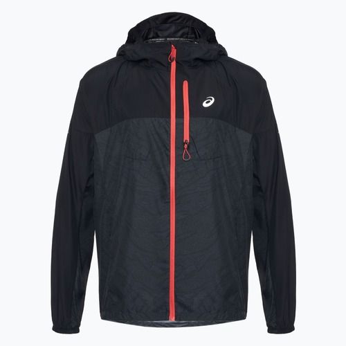 Мъжко яке за бягане ASICS Fujitrail Packable performance black/carrier grey
