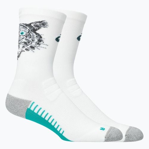 Чорапи ASICS Performance Run Crew brilliant white/wave teal