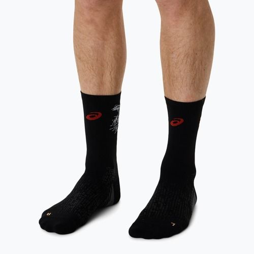 Чорапи ASICS Performance Run Crew performance black/coral reef