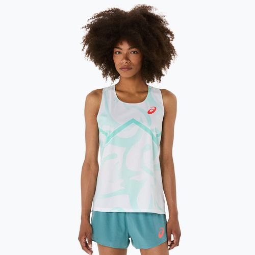 Дамска тениска за бягане ASICS Light Knit Singlet soothing sea