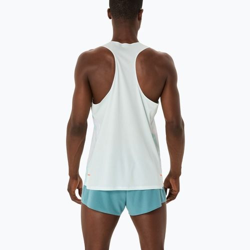 Мъжка тениска за бягане ASICS Light Knit Singlet soothing sea