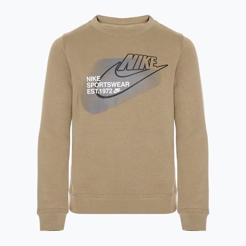 Детски суитшърт Nike Sportswear Standard Issue Crew-Neck khaki