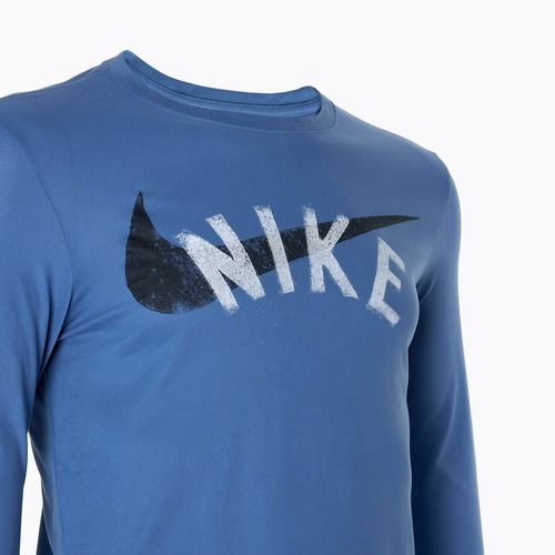 Мъжка блуза с дълъг ръкав Nike Dri-FIT Fitness aegean storm