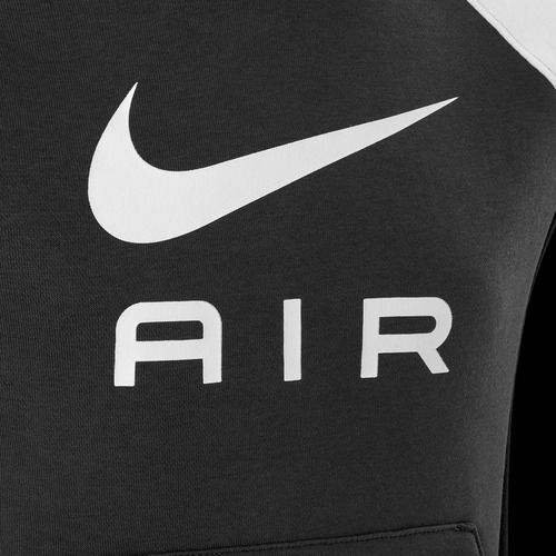 Детски суитшърт Nike Air Hoodie anthracite/black/white/white