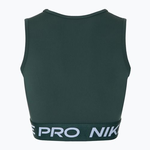 Дамски топ за тренировка Nike Pro Dri-Fit vintage green/white
